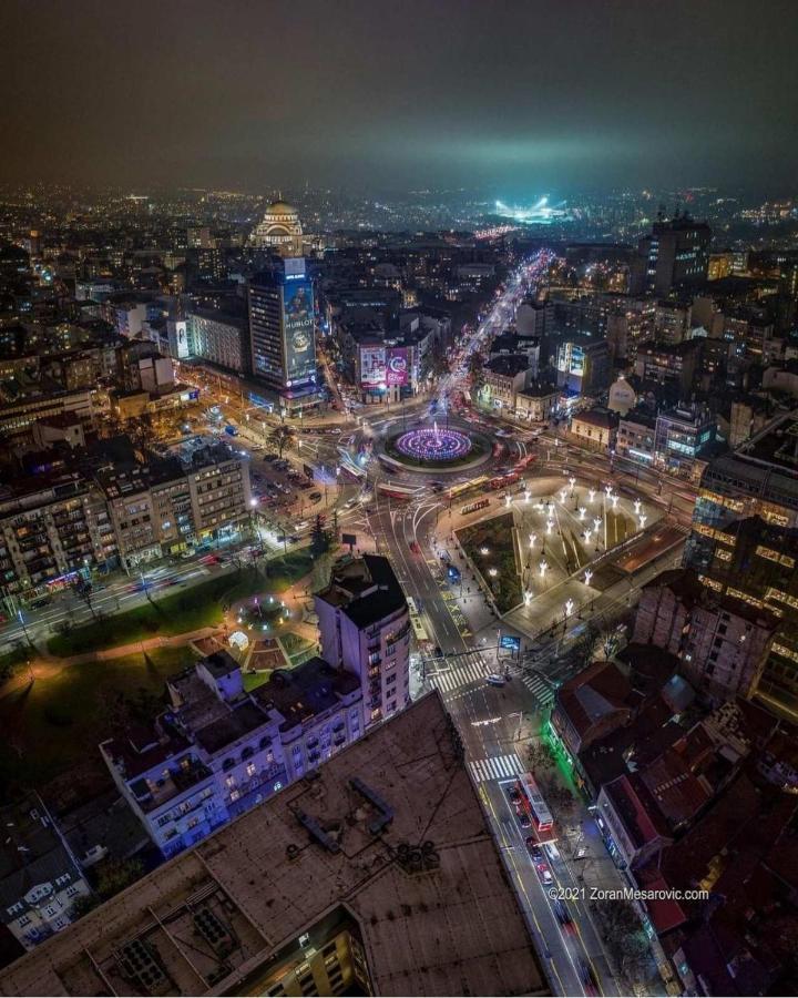 Slavija Mcd Apartment Belgrad Exteriör bild